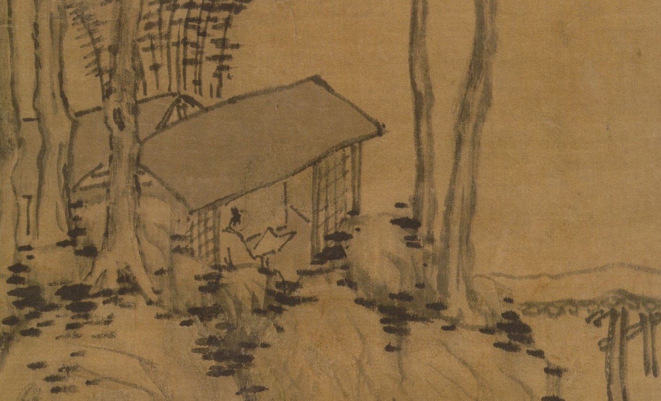 沈周 山居读书图